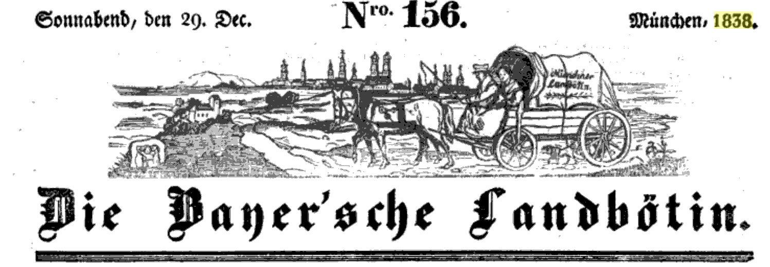 Bayerische Landbötin 1838